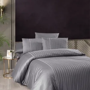 Постільна білизна Deluxe Satin DARK 200 × 220 см (євро) Modalife Quicksilver від First Choice