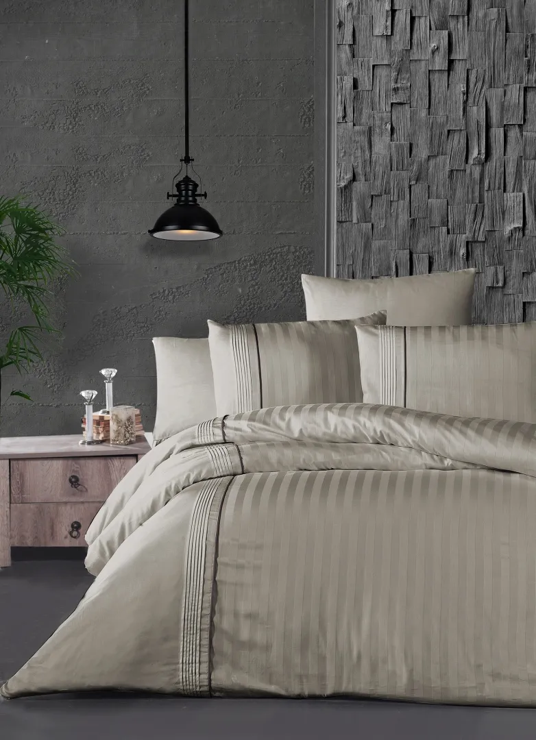 Постільна білизна Deluxe Satin 200 × 220 см (євро) Modalife Soil від First Choice