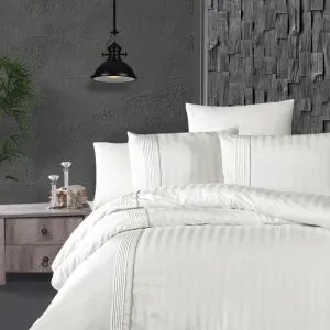 Постільна білизна Deluxe Satin 200 × 220 см (євро) Modalife White від First Choice