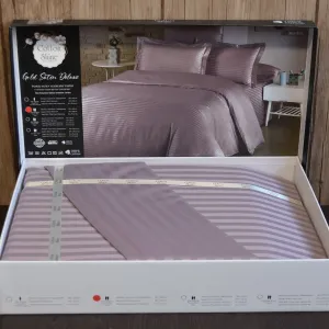 Alternative view of Постільна білизна Stripe Satin 200 × 220 см (євро) Murdum від Cotton Shine
