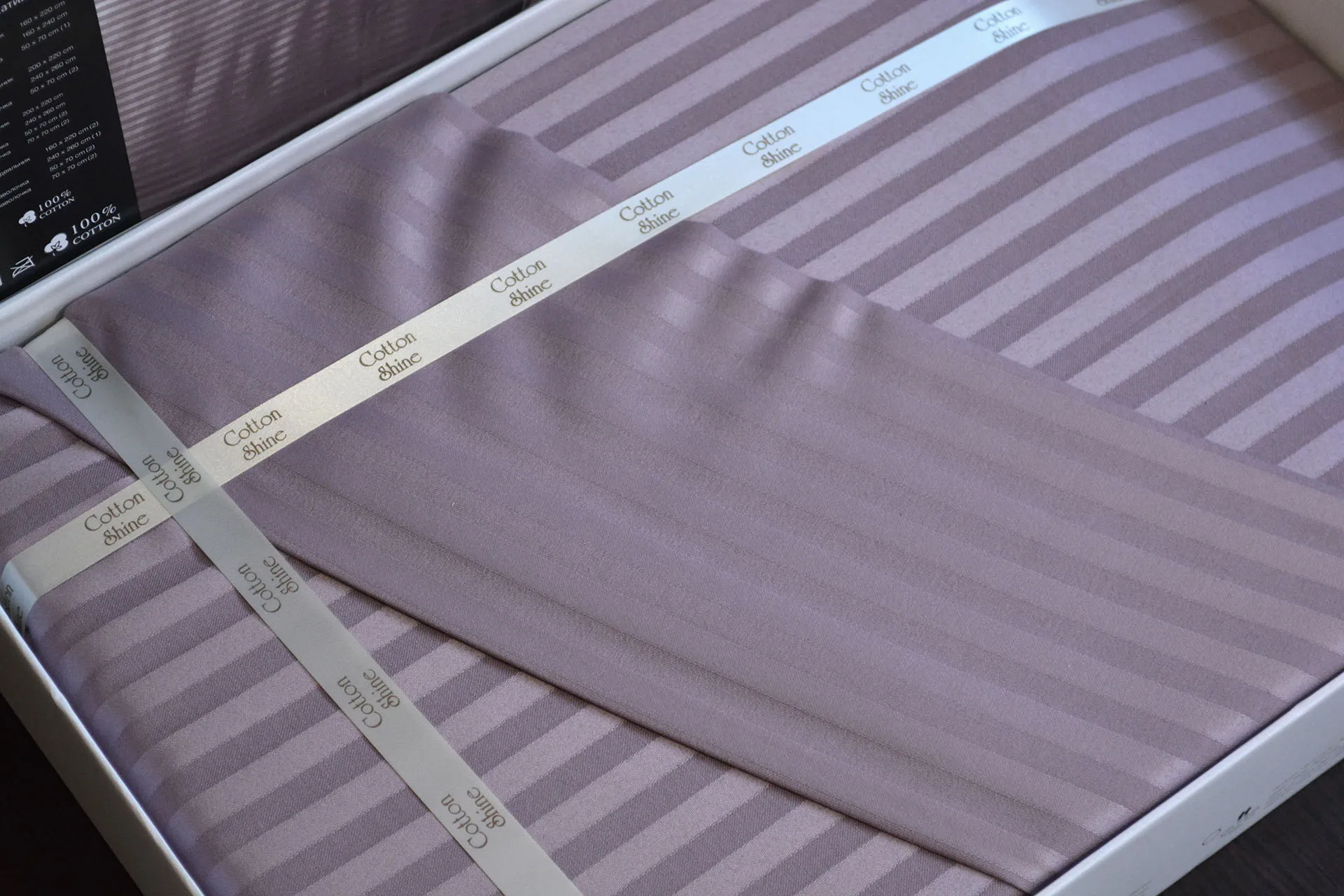 Постільна білизна Stripe Satin 160 × 220 см Murdum від Cotton Shine - Зображення 3