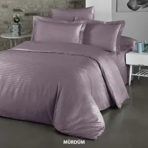 Постільна білизна Stripe Satin 160 × 220 см Murdum від Cotton Shine