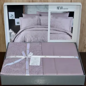 Alternative view of Постільна білизна Cotton Satin 160 × 220 см (полуторний) Neva Lavender від First Choice