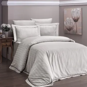 Постільна білизна Deluxe Satin 160 × 220 см (2 шт., сімейний) сімейний Novel Line Sand від First Choice