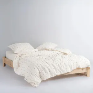 Постільна білизна Stonewashed Ranforse 200 × 220 см (євро) Pas a Pas Krem від Limasso