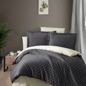 Постільна білизна Cotton Satin 160 × 220 см (полуторний) Point Antracite від First Choice