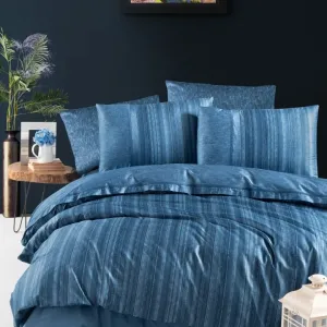 Постільна білизна Premium Satin 200 × 220 см (євро) Talya Blue від La Romano
