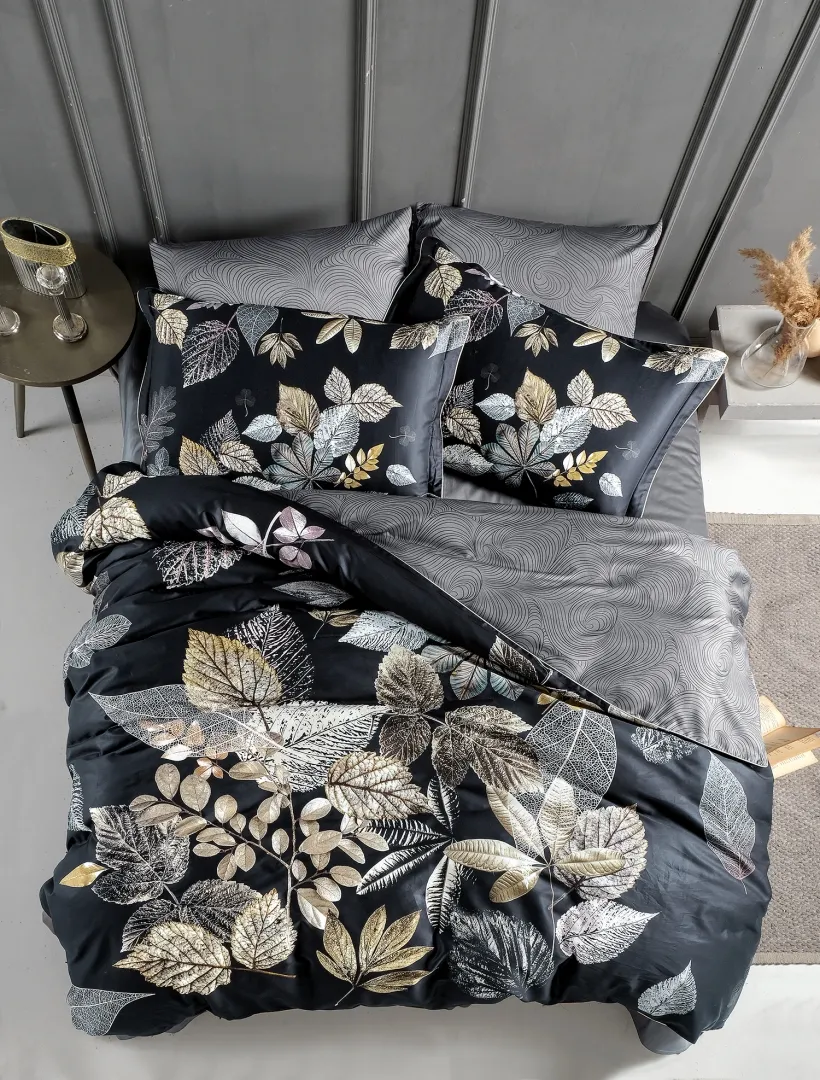 Постільна білизна Premium Satin 200 × 220 см (євро) Daring Grey від La Romano