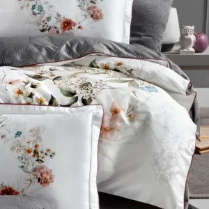 Alternative view of Постільна білизна Premium Satin 200 × 220 см (євро) Floral Grey від La Romano