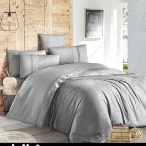 Постільна білизна Ranforce Deluxe 200 × 220 см (євро) Gala Grey від First Choice