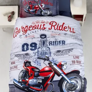 Постільна білизна Exclusive Digital Ranforce 160 × 220 см (полуторний) Rider від First Choice