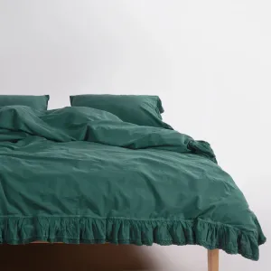 Alternative view of Постільна білизна Stonewashed 200 × 220 см (євро) Sicilia Darc Green від Limasso