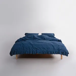 Постільна білизна Stonewashed 200 × 220 см (євро) Sicilia Dress Blue від Limasso