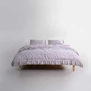 Постільна білизна Stonewashed 200 × 220 см (євро) Sicilia Opal Grey від Limasso