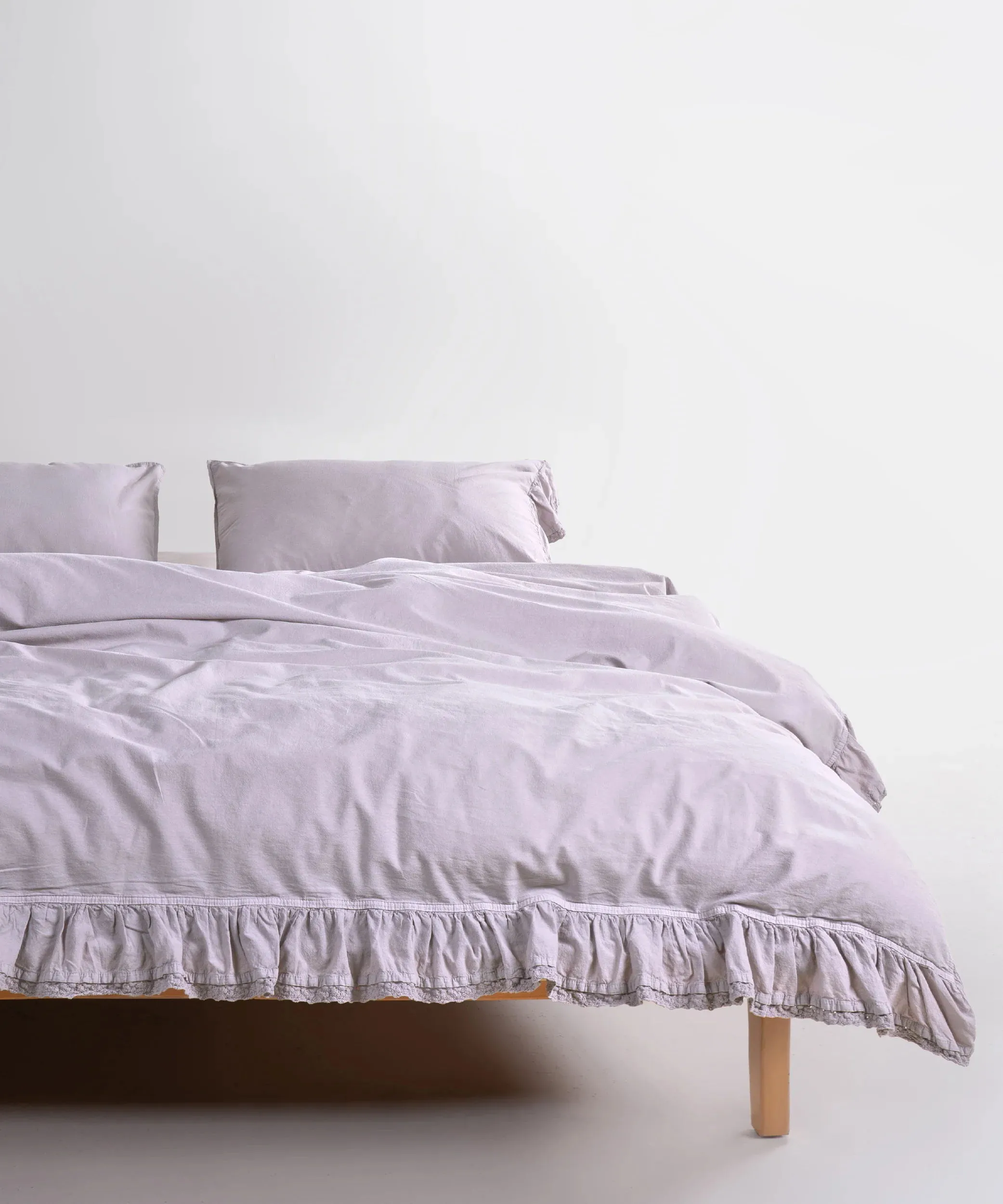 Постільна білизна Stonewashed 200 × 220 см (євро) Sicilia Opal Grey від Limasso - Зображення 3