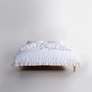 Постільна білизна Stonewashed 200 × 220 см (євро) Sicilia Snow White від Limasso