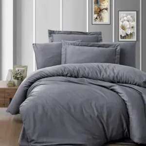 Постільна білизна Cotton Satin 160 × 220 см (полуторний) Snazzy Quick Silver від First Choice