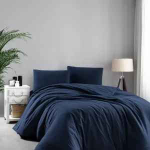 Постільна білизна Stonewashed Soho 200 × 220 см (євро) Lacivert від Şikel