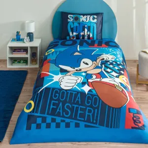 Постільна білизна Disney 160 × 220 см (полуторний) Sonic Classic від TAC