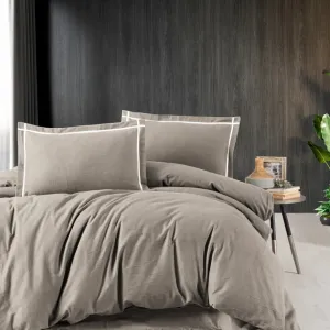 Комплект постільної білизни Flanel 160 × 220 см (полуторний) Soprano Mink від First Choice