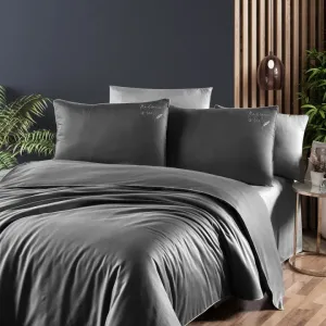 Постільна білизна Deluxe Satin DARK 200 × 220 см (євро) Timeless Antracite від First Choice