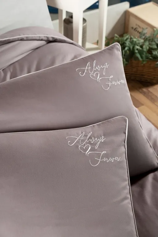 Постільна білизна Deluxe Satin 200 × 220 см (євро) Timeless Lilac від First Choice - Зображення 2
