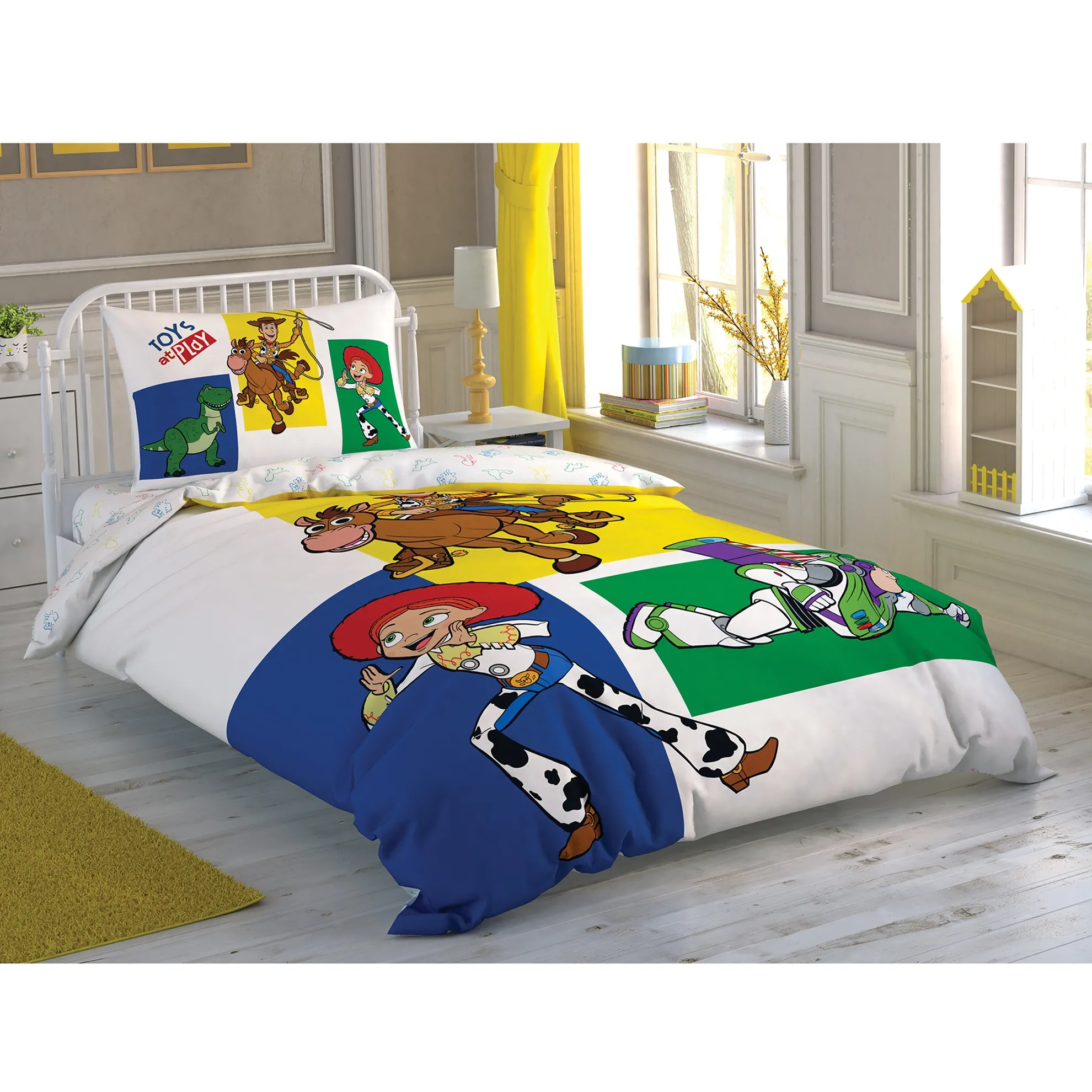 Постільна білизна Disney 160 × 220 см (полуторний) Toy Story 4 Adventure від TAC