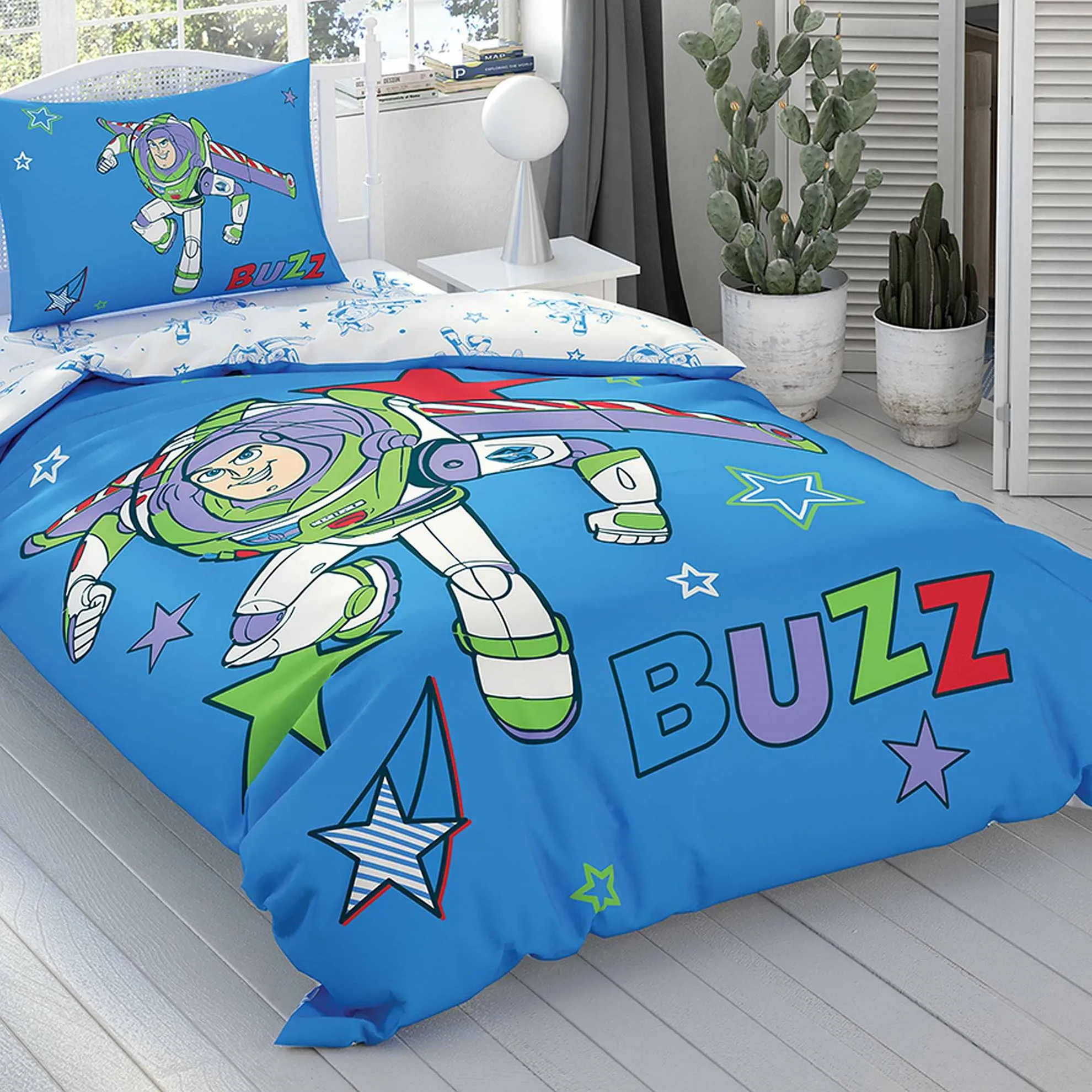Постільна білизна Disney 160 × 220 см (полуторний) Toy Story Buzz від TAC