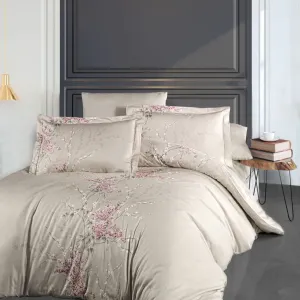 Постільна білизна Cotton Satin 160 × 220 см (полуторний) Wisteria Powder від First Choice