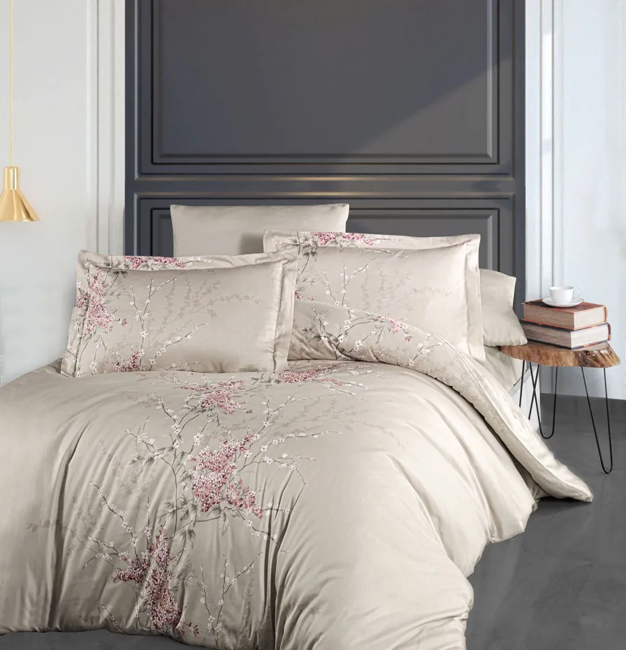 Постільна білизна Cotton Satin 160 × 220 см (полуторний) Wisteria Powder від First Choice