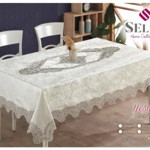 Велюрова скатертина Yesim 160 × 300 см від Selin