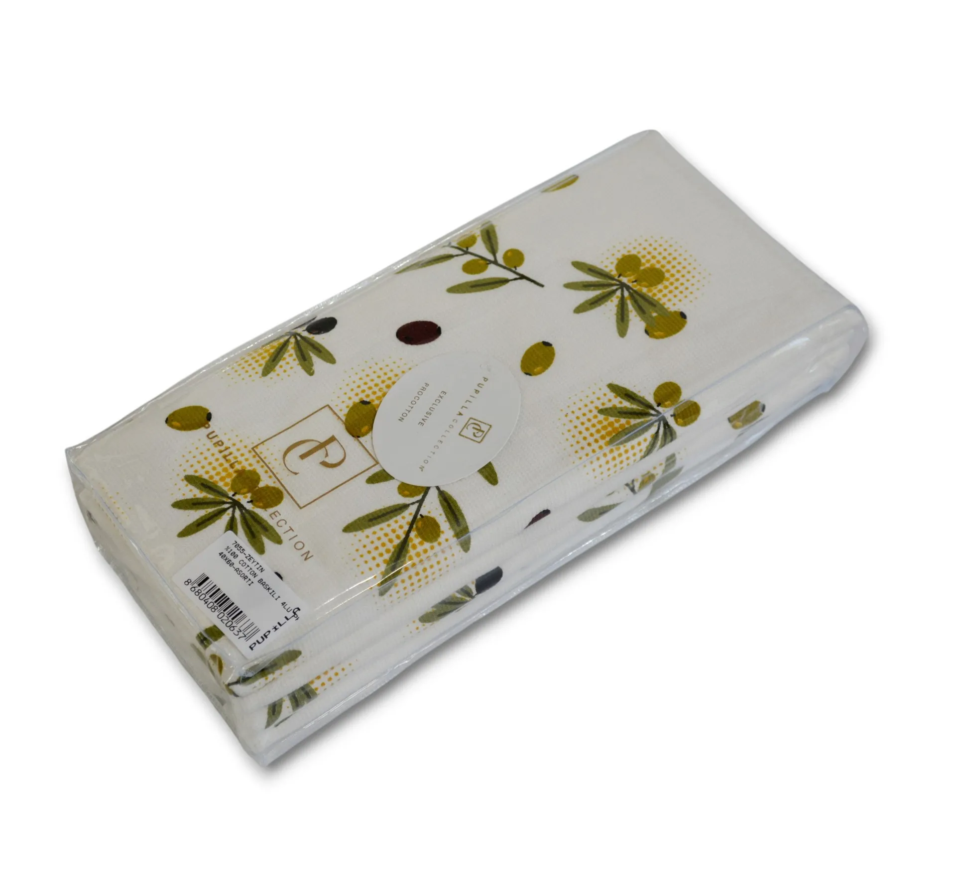 Набір кухонних рушників 40×60 см 4 шт. Zeytin від Pupilla - Зображення 4